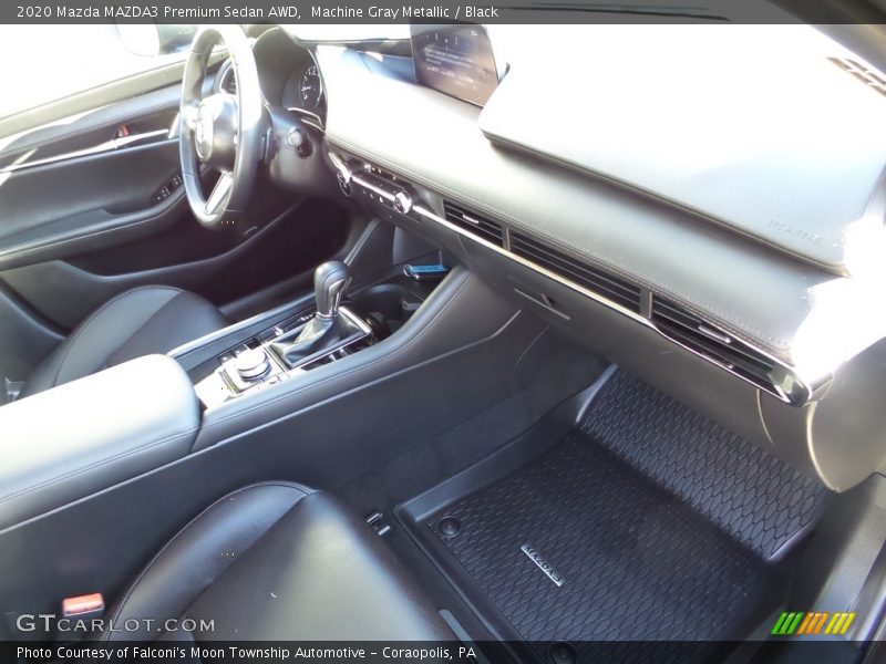 Machine Gray Metallic / Black 2020 Mazda MAZDA3 Premium Sedan AWD