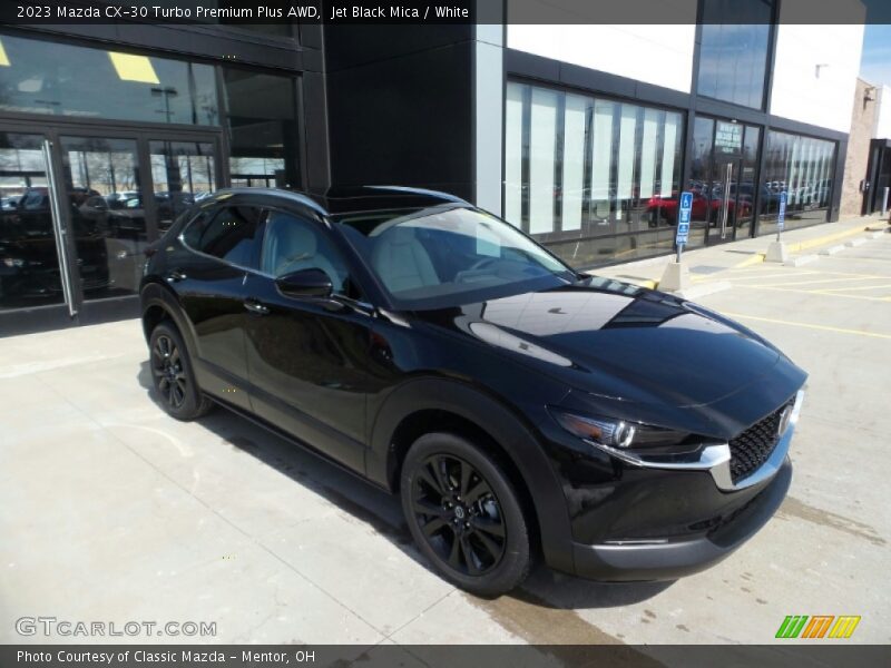 Jet Black Mica / White 2023 Mazda CX-30 Turbo Premium Plus AWD