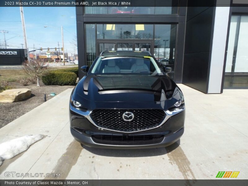 Jet Black Mica / White 2023 Mazda CX-30 Turbo Premium Plus AWD