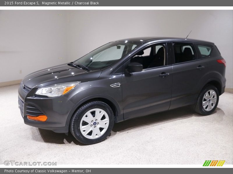 Magnetic Metallic / Charcoal Black 2015 Ford Escape S