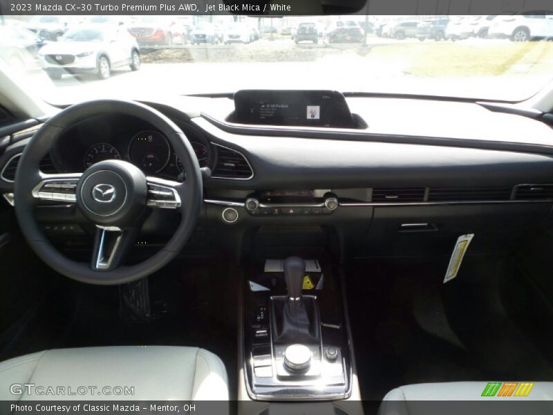 Jet Black Mica / White 2023 Mazda CX-30 Turbo Premium Plus AWD