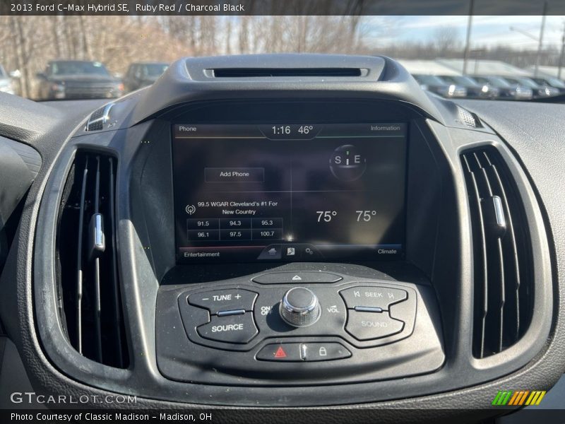 Ruby Red / Charcoal Black 2013 Ford C-Max Hybrid SE