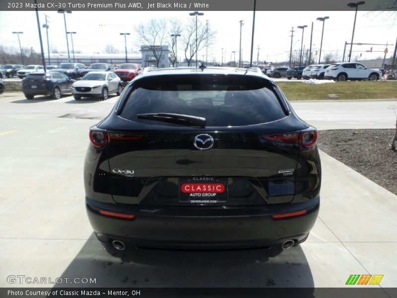 Jet Black Mica / White 2023 Mazda CX-30 Turbo Premium Plus AWD