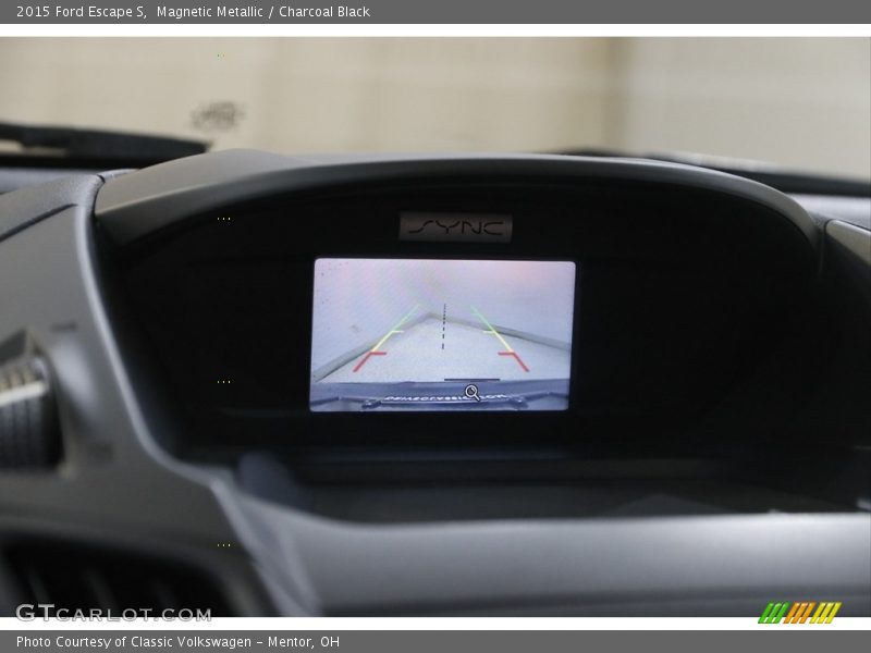 Magnetic Metallic / Charcoal Black 2015 Ford Escape S