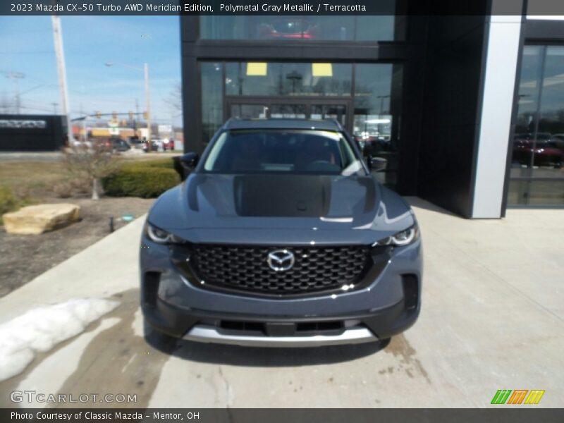 Polymetal Gray Metallic / Terracotta 2023 Mazda CX-50 Turbo AWD Meridian Edition