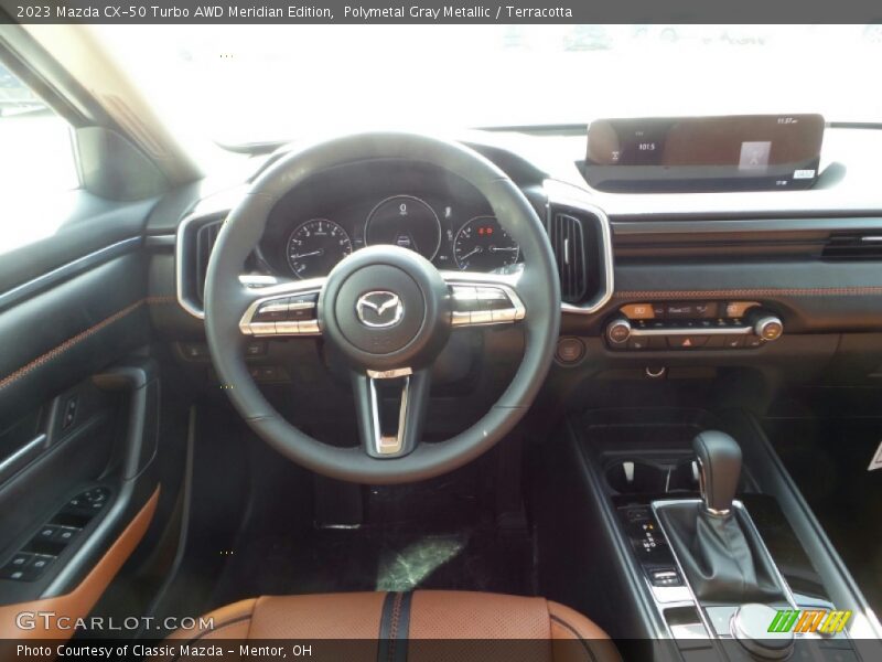 Polymetal Gray Metallic / Terracotta 2023 Mazda CX-50 Turbo AWD Meridian Edition