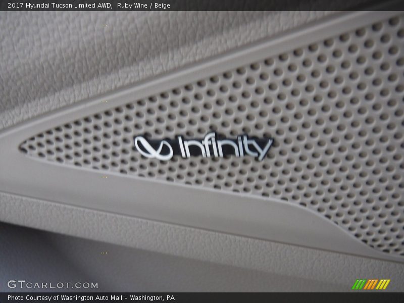 Ruby Wine / Beige 2017 Hyundai Tucson Limited AWD