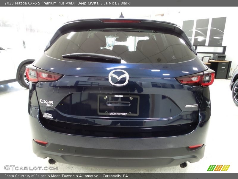 Deep Crystal Blue Mica / Black 2023 Mazda CX-5 S Premium Plus AWD