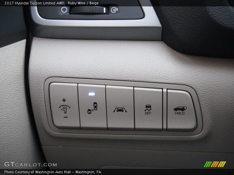 Ruby Wine / Beige 2017 Hyundai Tucson Limited AWD