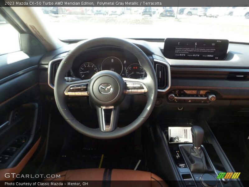 Polymetal Gray Metallic / Terracotta 2023 Mazda CX-50 Turbo AWD Meridian Edition