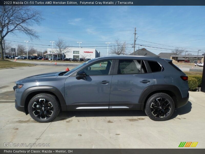 Polymetal Gray Metallic / Terracotta 2023 Mazda CX-50 Turbo AWD Meridian Edition