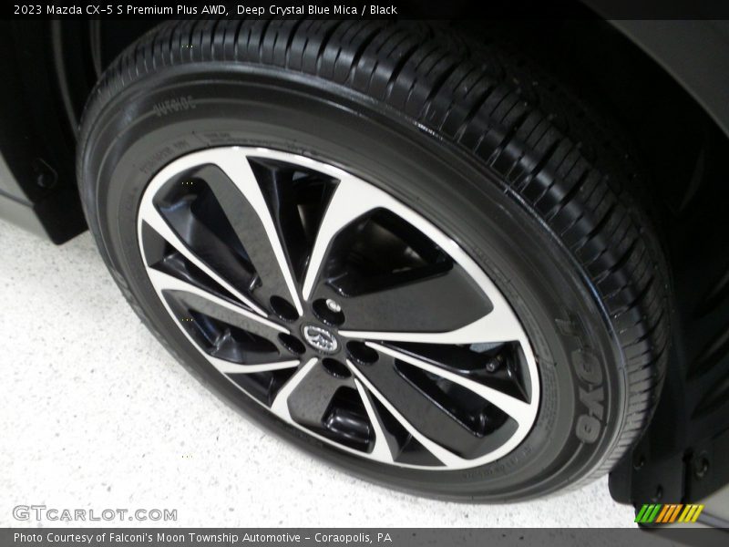 Deep Crystal Blue Mica / Black 2023 Mazda CX-5 S Premium Plus AWD