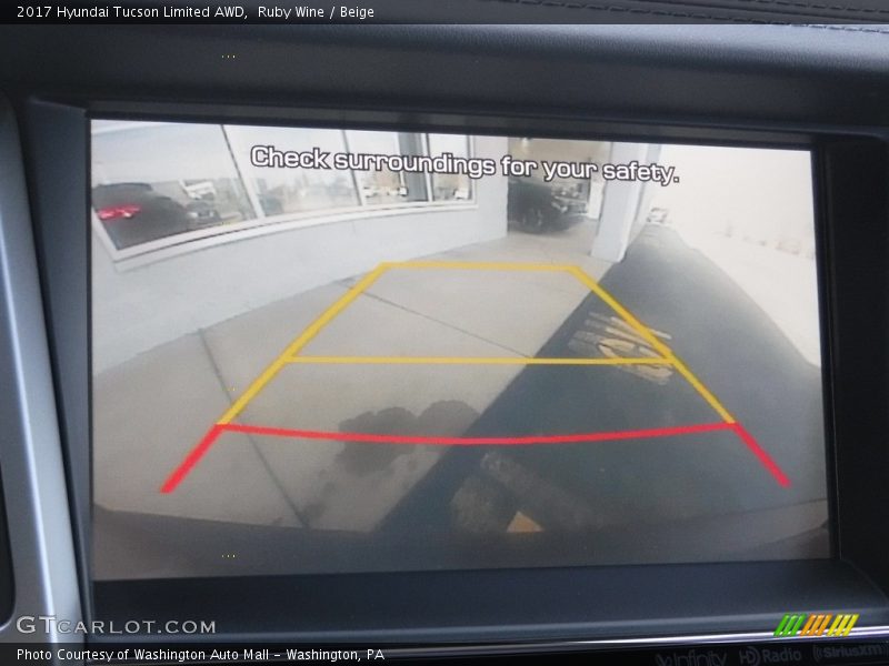 Ruby Wine / Beige 2017 Hyundai Tucson Limited AWD