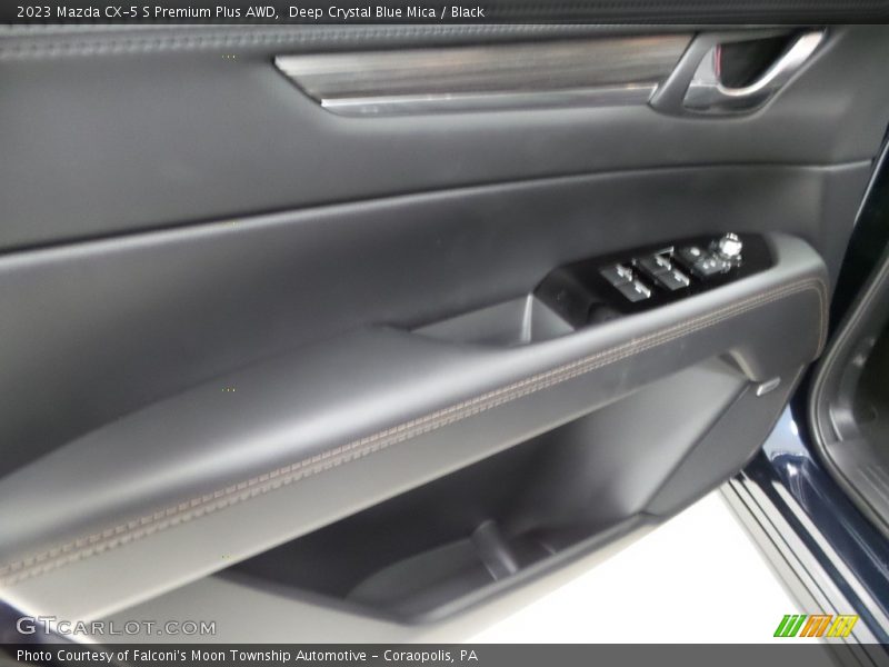 Deep Crystal Blue Mica / Black 2023 Mazda CX-5 S Premium Plus AWD