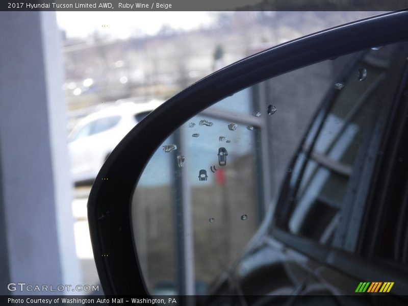 Ruby Wine / Beige 2017 Hyundai Tucson Limited AWD