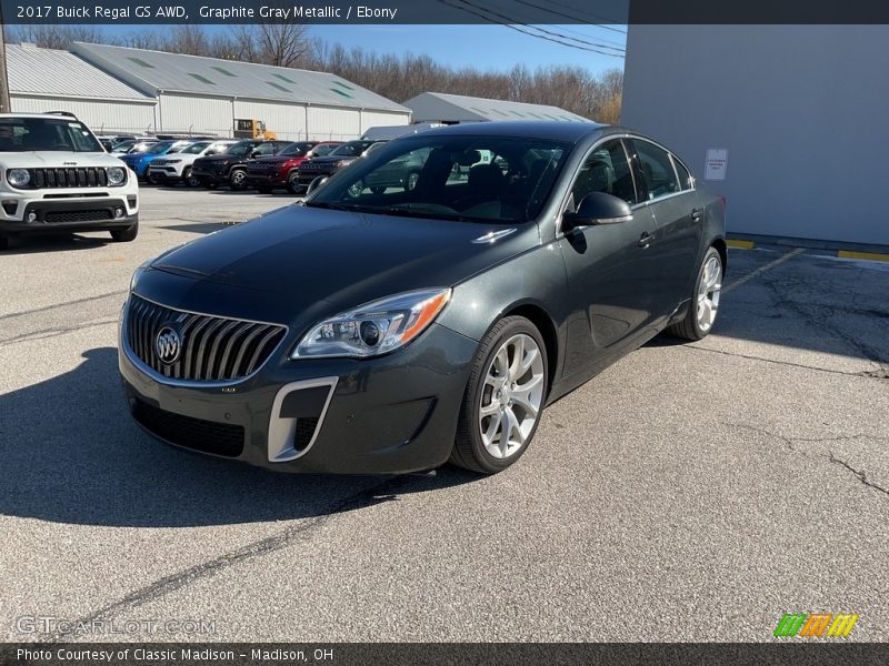 Graphite Gray Metallic / Ebony 2017 Buick Regal GS AWD