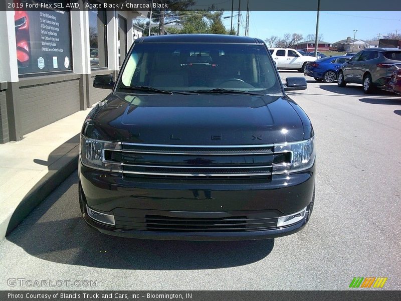 Agate Black / Charcoal Black 2019 Ford Flex SEL AWD