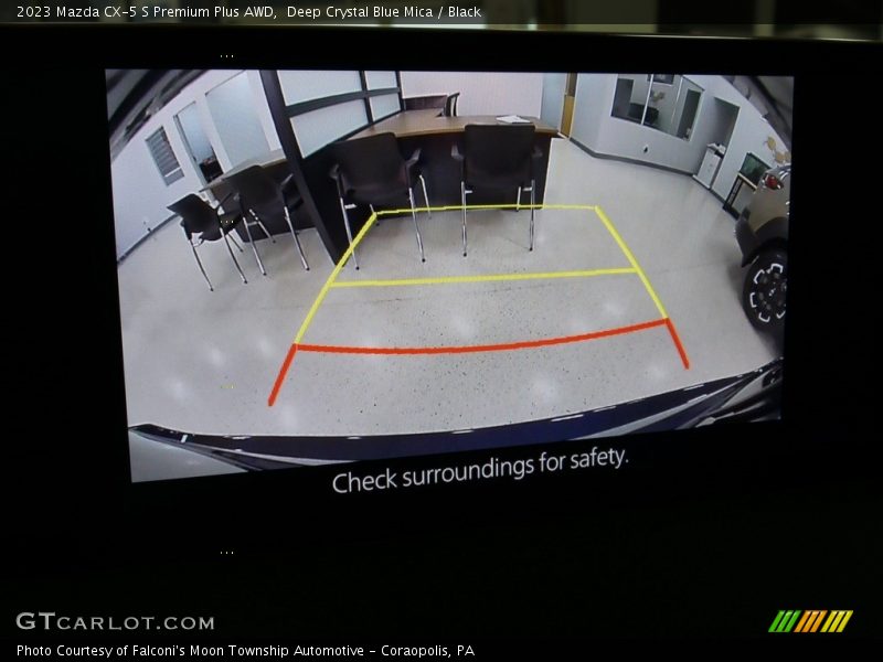Deep Crystal Blue Mica / Black 2023 Mazda CX-5 S Premium Plus AWD