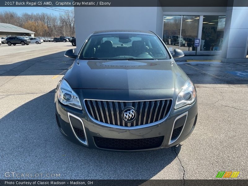 Graphite Gray Metallic / Ebony 2017 Buick Regal GS AWD