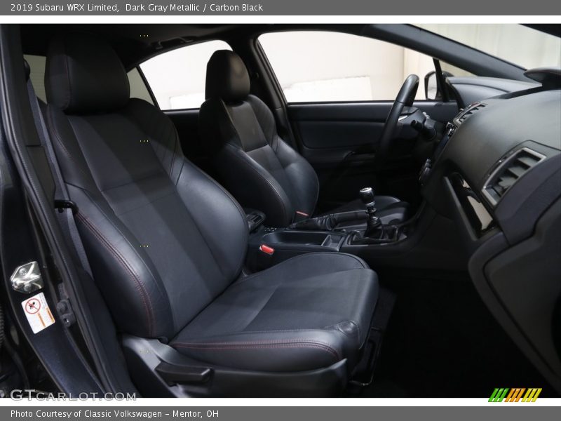 Dark Gray Metallic / Carbon Black 2019 Subaru WRX Limited