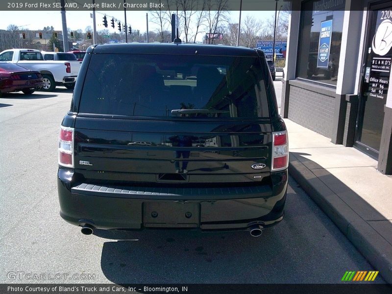 Agate Black / Charcoal Black 2019 Ford Flex SEL AWD
