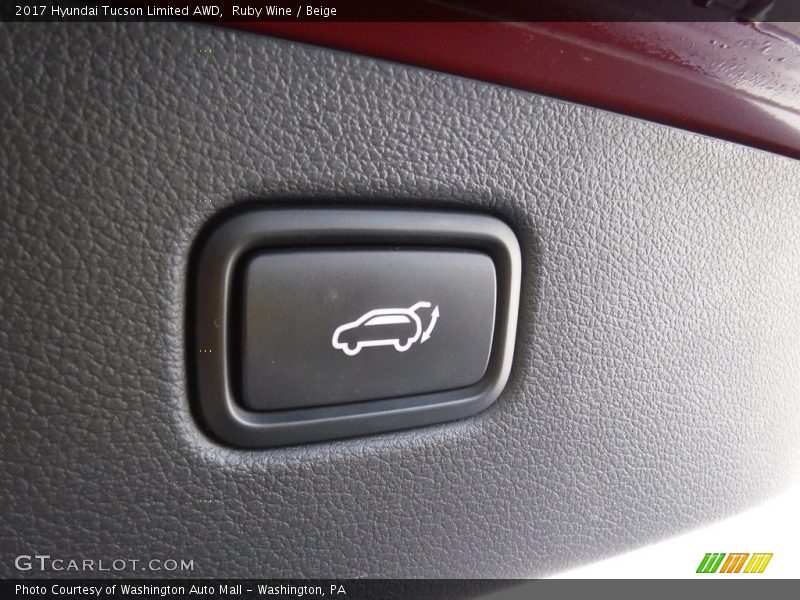 Ruby Wine / Beige 2017 Hyundai Tucson Limited AWD