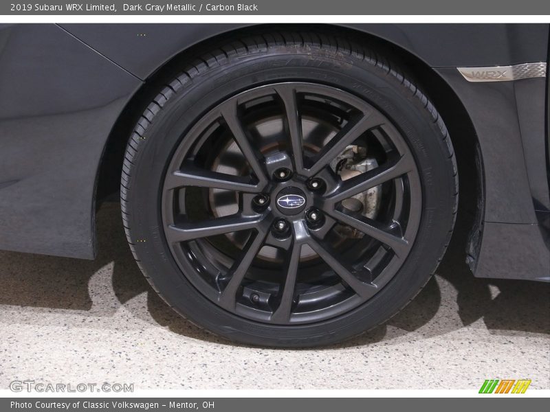 Dark Gray Metallic / Carbon Black 2019 Subaru WRX Limited