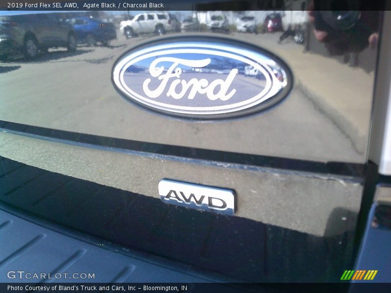 Agate Black / Charcoal Black 2019 Ford Flex SEL AWD