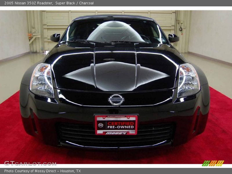 Super Black / Charcoal 2005 Nissan 350Z Roadster