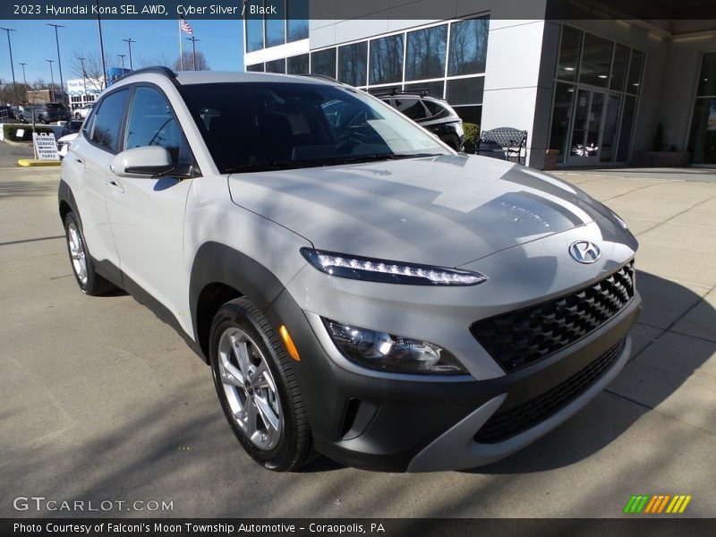 Front 3/4 View of 2023 Kona SEL AWD