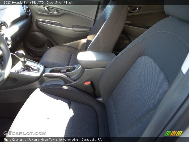 Cyber Silver / Black 2023 Hyundai Kona SEL AWD