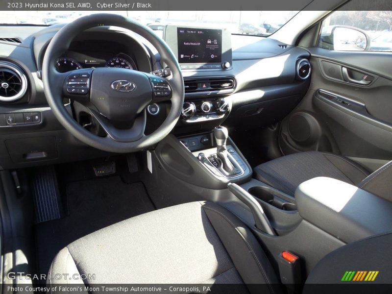 Front Seat of 2023 Kona SEL AWD