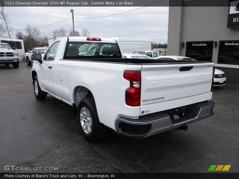 Summit White / Jet Black 2021 Chevrolet Silverado 1500 WT Regular Cab
