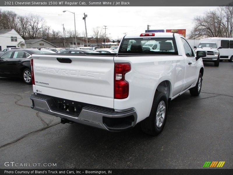 Summit White / Jet Black 2021 Chevrolet Silverado 1500 WT Regular Cab