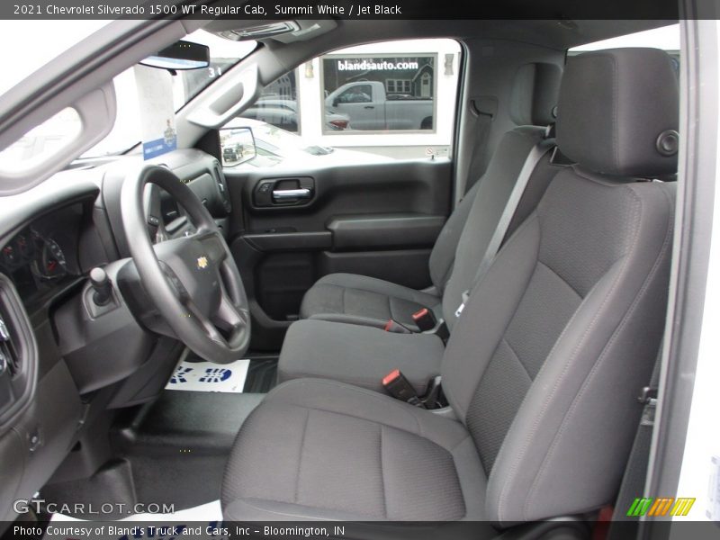 Summit White / Jet Black 2021 Chevrolet Silverado 1500 WT Regular Cab