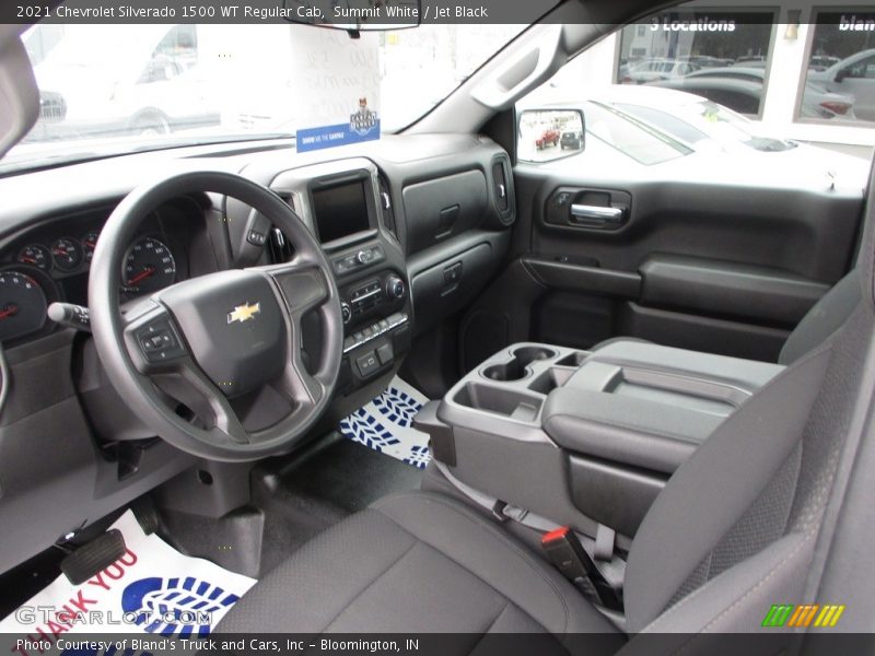 Summit White / Jet Black 2021 Chevrolet Silverado 1500 WT Regular Cab