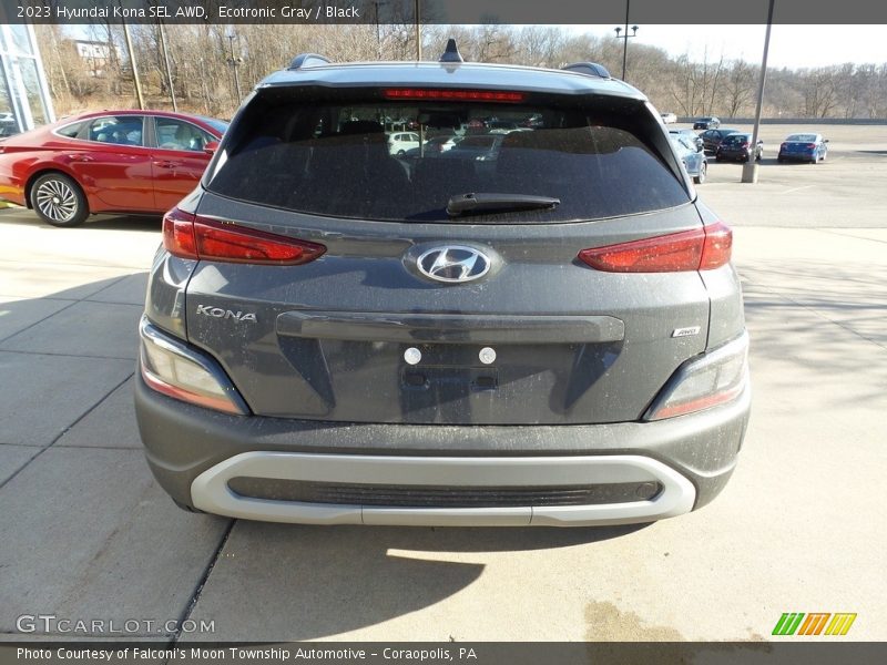 Ecotronic Gray / Black 2023 Hyundai Kona SEL AWD