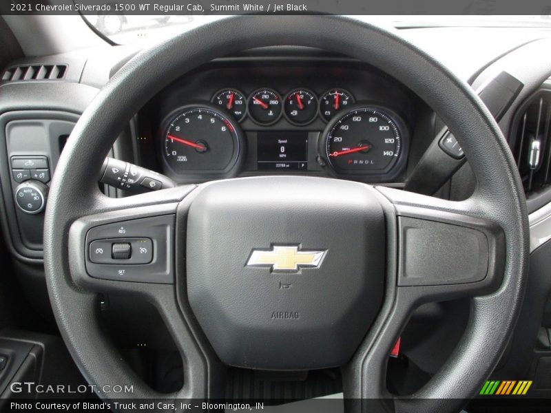 Summit White / Jet Black 2021 Chevrolet Silverado 1500 WT Regular Cab