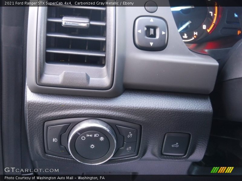 Controls of 2021 Ranger STX SuperCab 4x4
