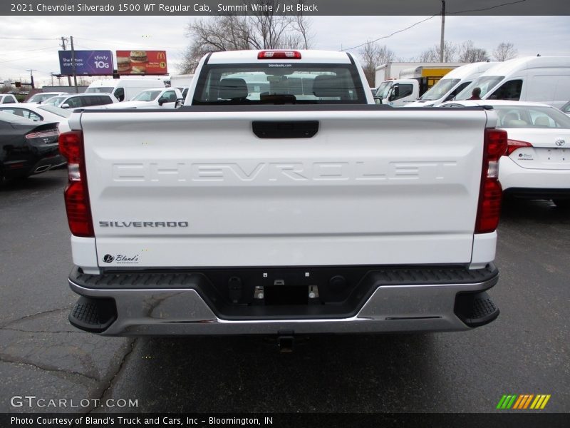 Summit White / Jet Black 2021 Chevrolet Silverado 1500 WT Regular Cab