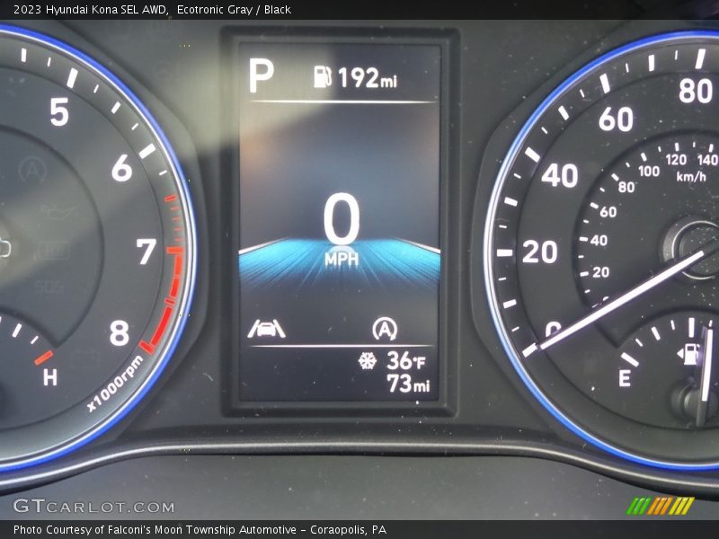 Ecotronic Gray / Black 2023 Hyundai Kona SEL AWD
