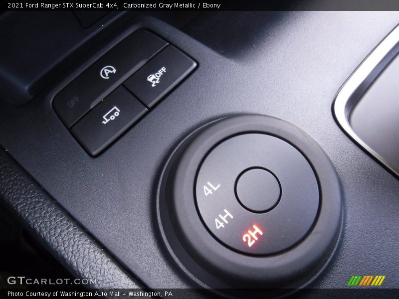 Controls of 2021 Ranger STX SuperCab 4x4