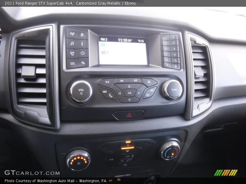 Controls of 2021 Ranger STX SuperCab 4x4