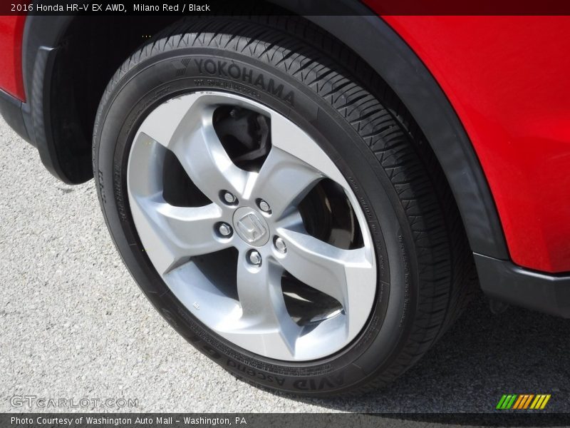 Milano Red / Black 2016 Honda HR-V EX AWD