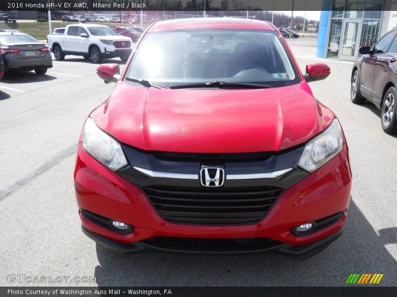 Milano Red / Black 2016 Honda HR-V EX AWD