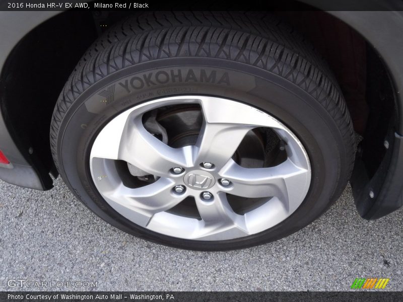 Milano Red / Black 2016 Honda HR-V EX AWD
