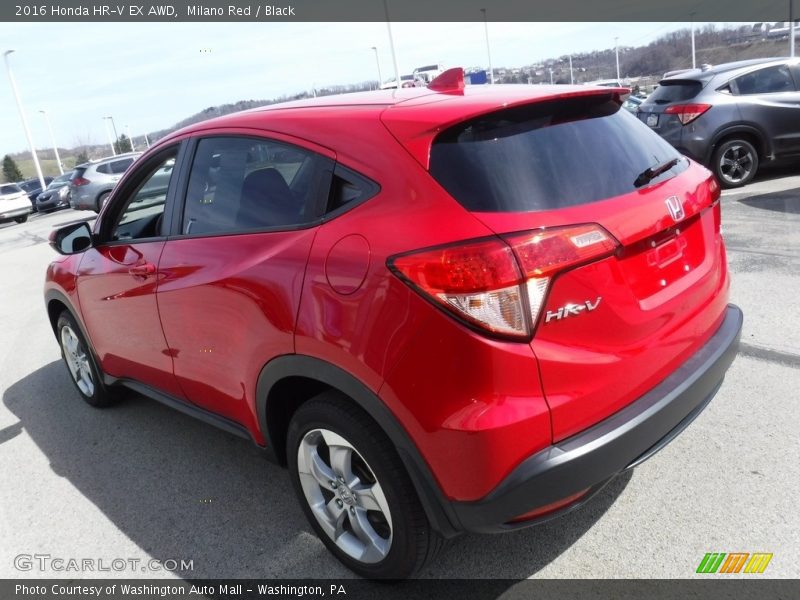 Milano Red / Black 2016 Honda HR-V EX AWD