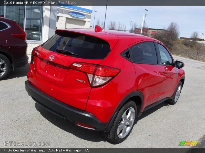 Milano Red / Black 2016 Honda HR-V EX AWD