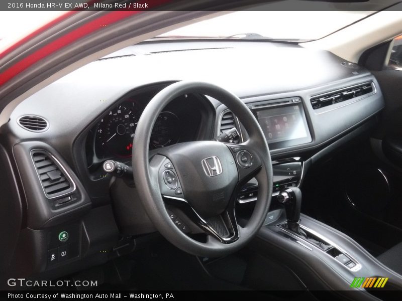 Milano Red / Black 2016 Honda HR-V EX AWD