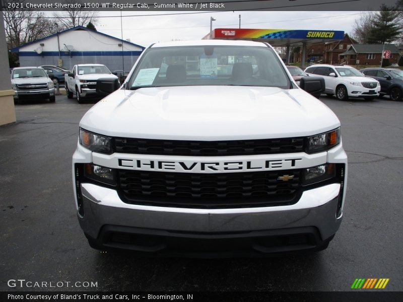 Summit White / Jet Black 2021 Chevrolet Silverado 1500 WT Regular Cab